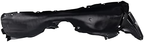 TRQ Front Right Inner Fender Liner Black Passenger Side