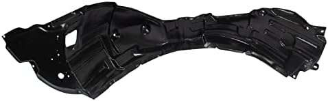 TRQ Front Right Inner Fender Liner Black Passenger Side