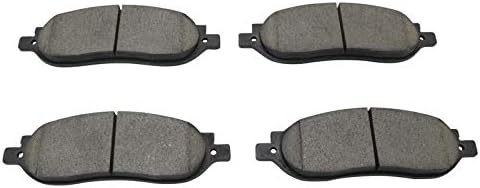 TRQ Rear Brake Pads Ceramic Hardware