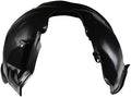 TRQ Front Right Inner Fender Liner Black Passenger Side