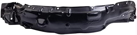 TRQ Front Right Inner Fender Liner Black Passenger Side
