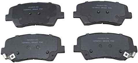 TRQ Front Ceramic Brake Pad Set