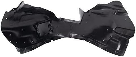 TRQ Front Right Inner Fender Liner Black Passenger Side