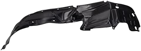 TRQ Front Right Inner Fender Liner Black Passenger Side