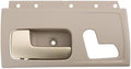 TRQ Front Left Interior Door Handle Beige & Gold Drivers Side