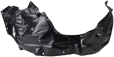 TRQ Front Left Inner Fender Liner Black Drivers Side