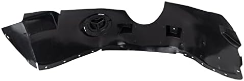 TRQ Front Right Inner Fender Liner Black Passenger Side