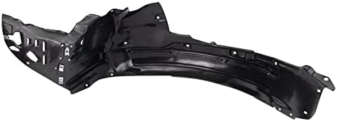 TRQ Front Right Inner Fender Liner Black Passenger Side