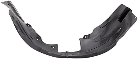 TRQ Front Right Inner Fender Liner Black Passenger Side