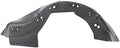 TRQ Front Right Inner Fender Liner Black Passenger Side