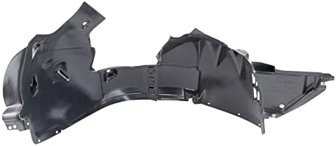 TRQ Front Left Inner Fender Liner Black Drivers Side