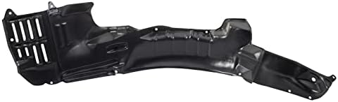TRQ Front Right Inner Fender Liner Black Passenger Side