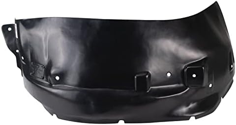 TRQ Front Left Inner Fender Liner Black Drivers Side