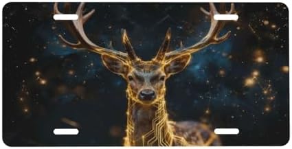 Elk Fantasy Front License Plate 6" * 12" for Women
