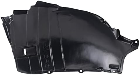 TRQ Front Right Forward Inner Fender Liner Black Passenger Side
