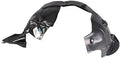 TRQ Front Right Inner Fender Liner Black Passenger Side