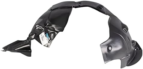 TRQ Front Right Inner Fender Liner Black Passenger Side
