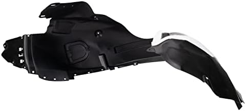 TRQ Front Right Inner Fender Liner Black Passenger Side