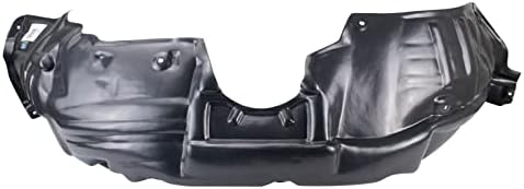 TRQ Front Left Inner Fender Liner Black Drivers Side