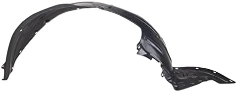 TRQ Front Left Inner Fender Liner Black Drivers Side