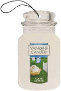 Yankee Candle Paper Car Jar, Clean Cotton (Pack of 1) by YankeeCandle