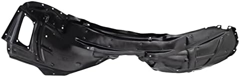TRQ Front Left Inner Fender Liner Black Drivers Side