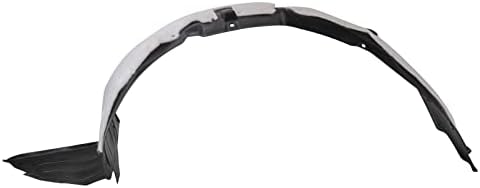 TRQ Front Left Inner Fender Liner Black Drivers Side