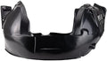 TRQ Front Right Inner Fender Liner Black Passenger Side