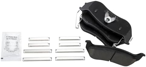 TRQ Rear Brake Pads Ceramic Hardware Wear Sensor