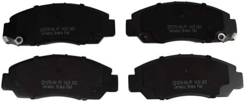 TRQ Front Ceramic Brake Pad Set