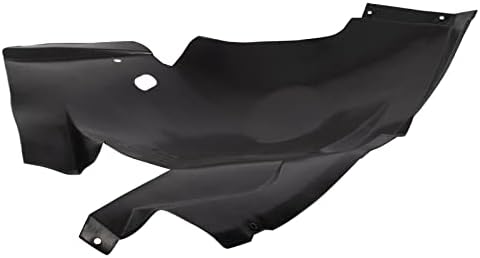 TRQ Front Right Forward Inner Fender Liner Black Passenger Side