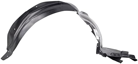 TRQ Front Left Inner Fender Liner Black Drivers Side