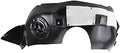 TRQ Front Right Inner Fender Liner Black Passenger Side