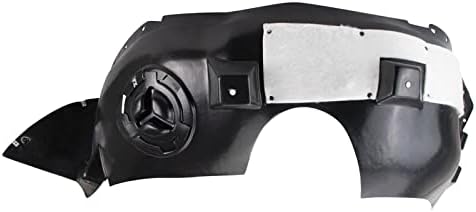 TRQ Front Right Inner Fender Liner Black Passenger Side