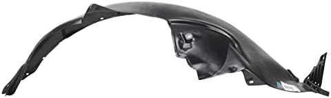 TRQ Front Left Inner Fender Liner Black Drivers Side