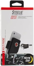 Nite Ize Steelie Vent Kit - Magnetic Cell Phone Holder for Car Vents - Phone Mount - Squeeze