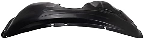 TRQ Front Left Inner Fender Liner Black Drivers Side