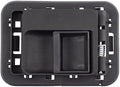 TRQ Front Right Interior Door Handle Black Passenger Side