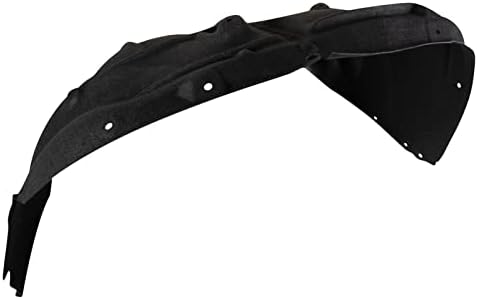 TRQ Front Left Inner Fender Liner Black Drivers Side