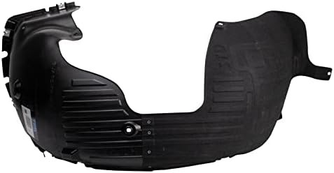 TRQ Front Left Inner Fender Liner Black Drivers Side