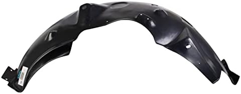 TRQ Front Right Inner Fender Liner Black Passenger Side