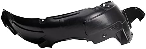 TRQ Front Left Inner Fender Liner Black Drivers Side