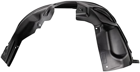 TRQ Front Left Inner Fender Liner Black Drivers Side