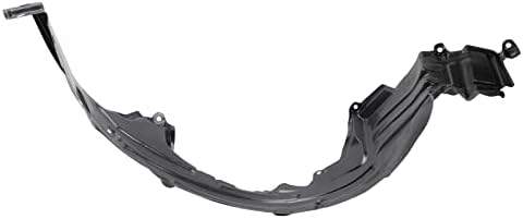 TRQ Front Left Inner Fender Liner Black Drivers Side