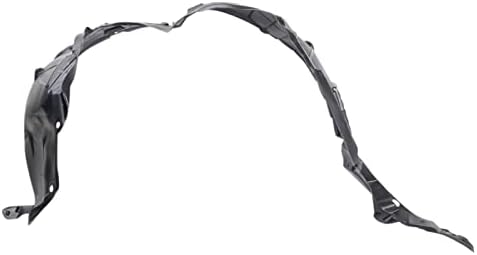 TRQ Front Left Inner Fender Liner Black Drivers Side