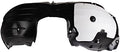 TRQ Front Right Inner Fender Liner Black Passenger Side