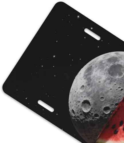 Watermelon Moon Front License Plate 6" * 12" for Women