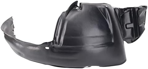 TRQ Front Right Inner Fender Liner Black Passenger Side