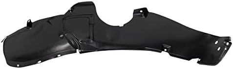 TRQ Front Right Inner Fender Liner Black Passenger Side