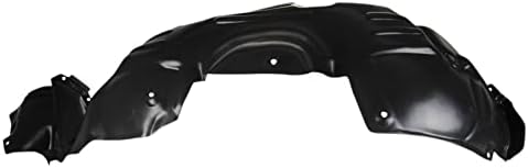 TRQ Front Right Inner Fender Liner Black Passenger Side